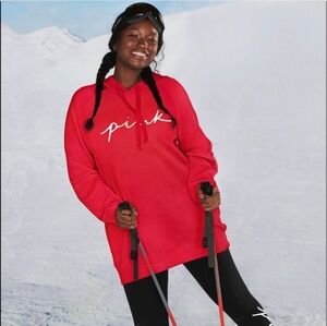 PINK Victoria's Secret Red Women's Hoodie